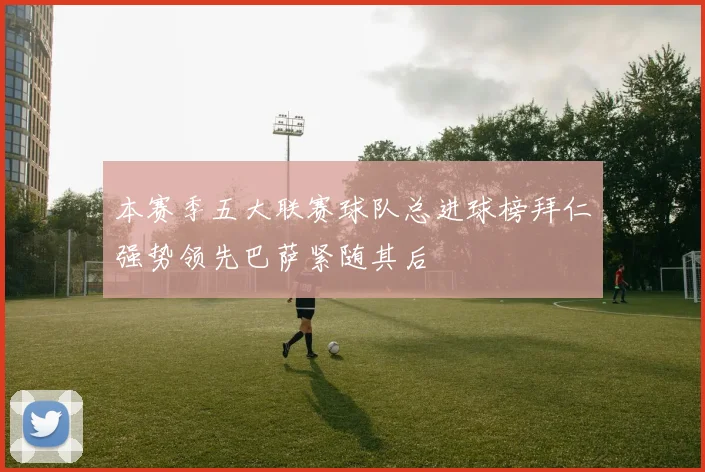 本赛季五大联赛球队总进球榜拜仁强势领先巴萨紧随其后